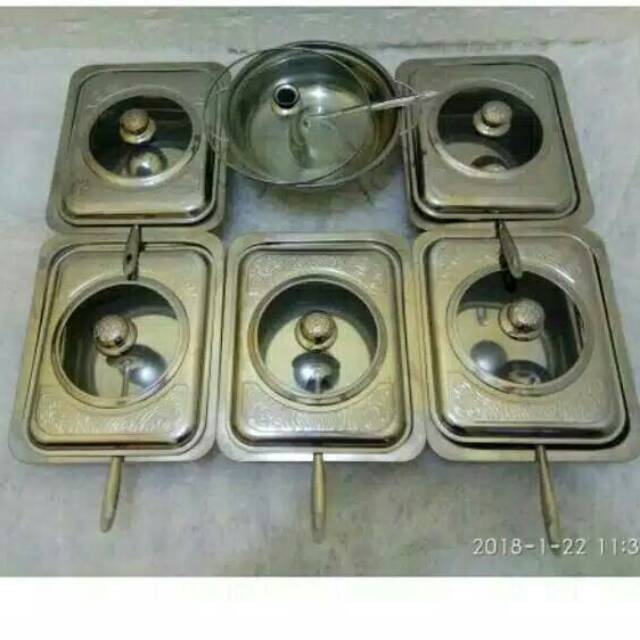 Set prasmanan stainless