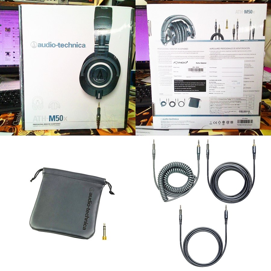 Audio Technica ATH M50x Headphones ORIGINAL