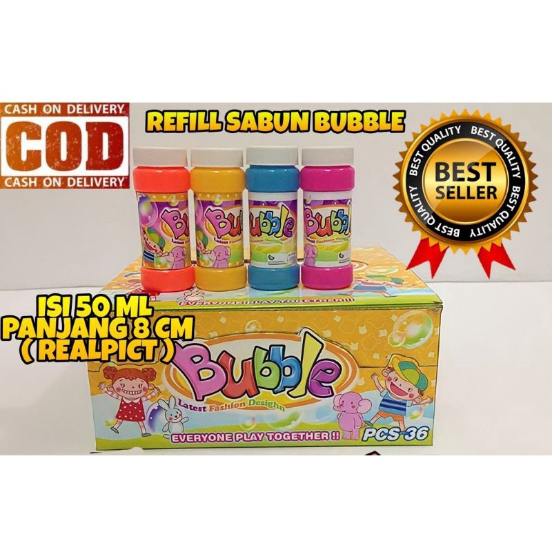 Mainan Anak Sabun Refill Isi Ulang Bubble Camera Banyak Gelembung Dan Awet SNI