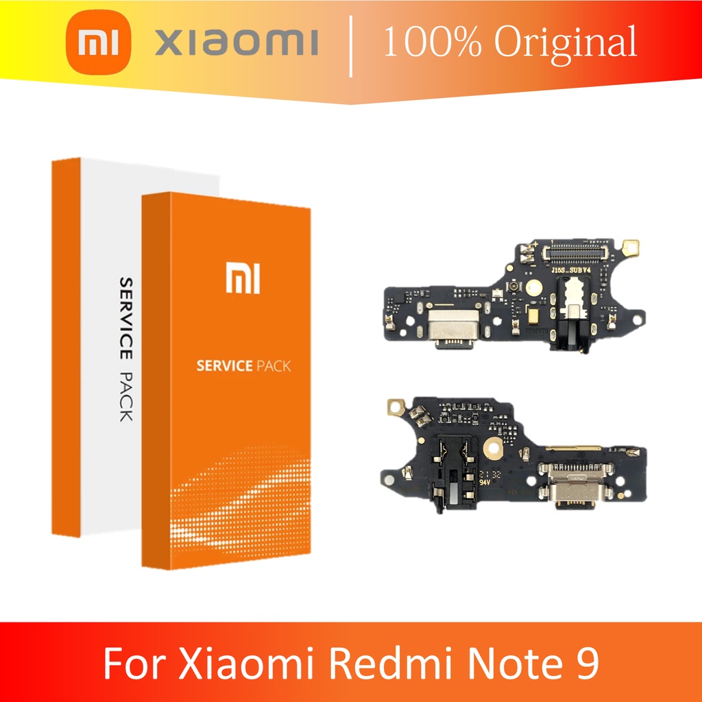 [ CHECK.ID ] KONEKTOR CHARGER MIC SUBBOARD XIAOMI REDMI NOTE 9 ORIGINAL