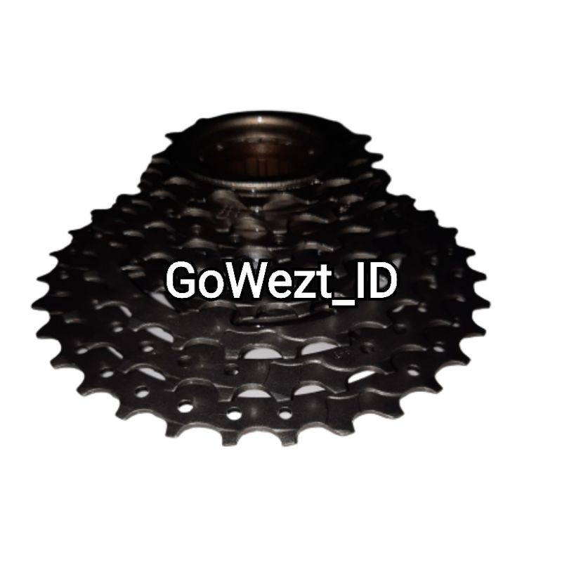 Freewheel Gir Susun Belakang Sepeda 8 Susun Drat Ulir PACIFIC 1/2&quot; x 3/32&quot; x 8 Speed MTB Lipat | High Quality