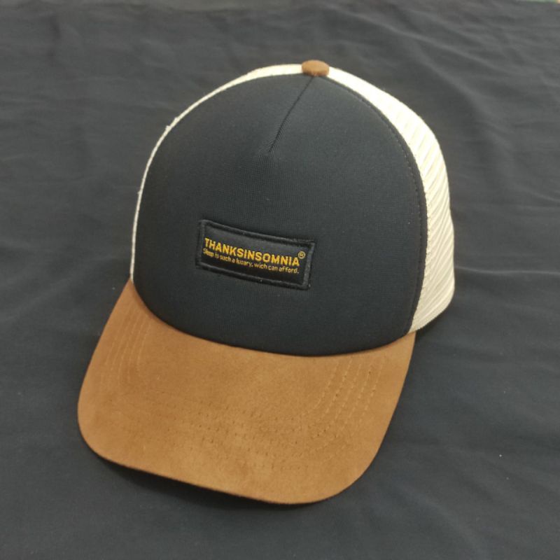 TOPI THANKSINSOMNIA - TRUCKER DISTRO MURAH TERBARU - TOPI PRIA TERLARIS