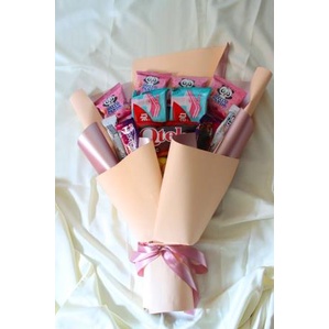 

Bico snack bouquet | buket snack + free kartu ucapan
