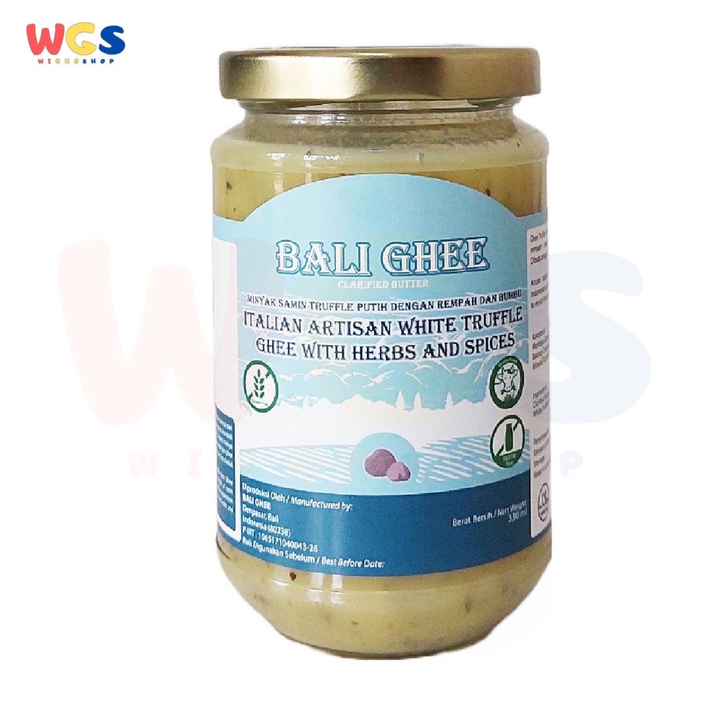 Jual Bali Ghee Clarified Butter Ghee White Truffle Gluten Free 330ml