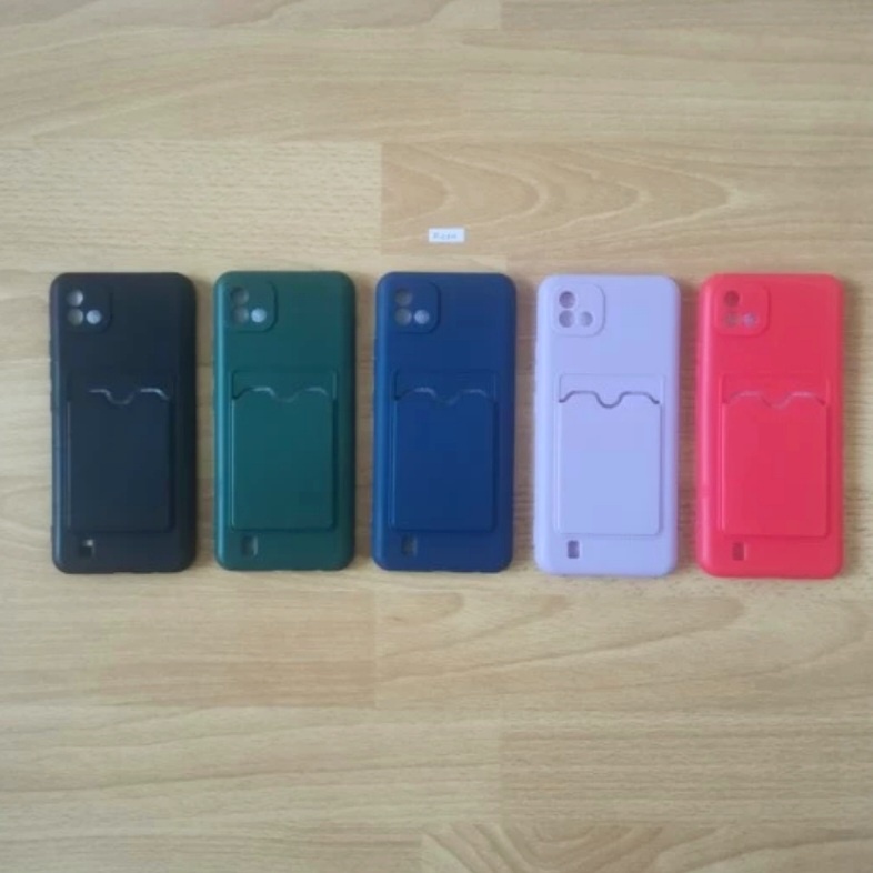 Case Realme C11 2021 RMX3231 Realme C20 RMX3061 RMX3063 Realme C20A Softcase Card Pocket