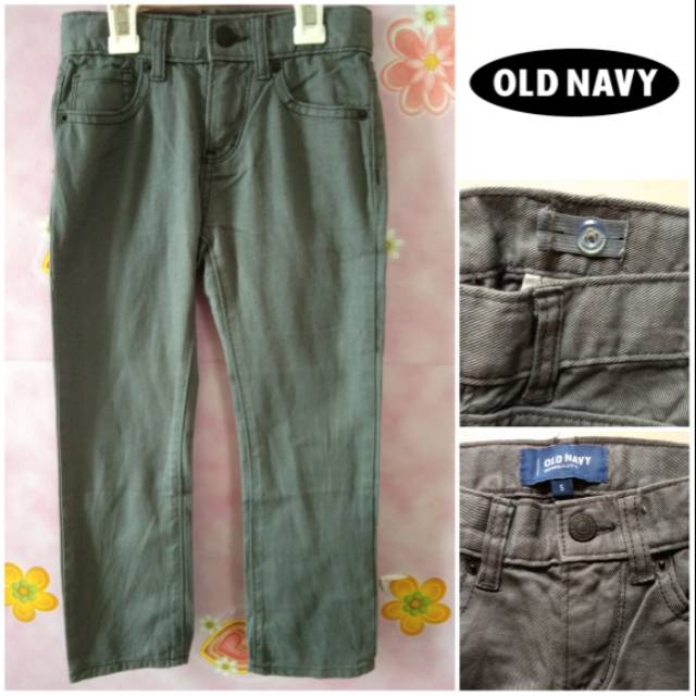 Jeans anak laki laki abu muda merk old navy sisa ekspor