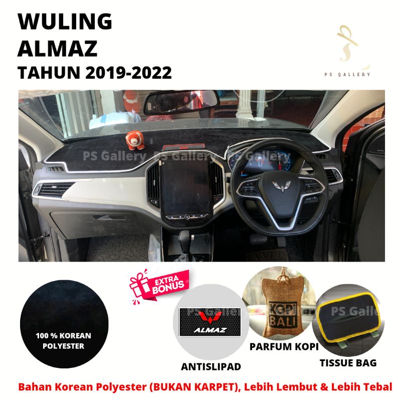 Jual Aksesoris Premium Alas Cover Dashboard Mobil Wuling Almaz Shopee Indonesia