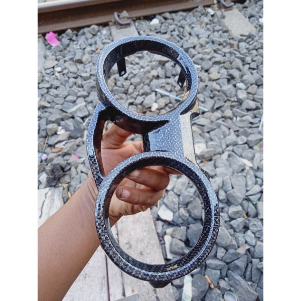 cover spidometer Vixion old/lama carbon