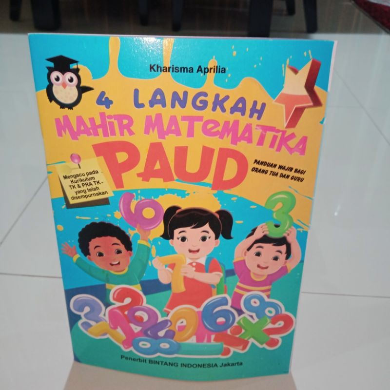 buku anak, buku 4 langkah mahir matematika paud (21×28cm)