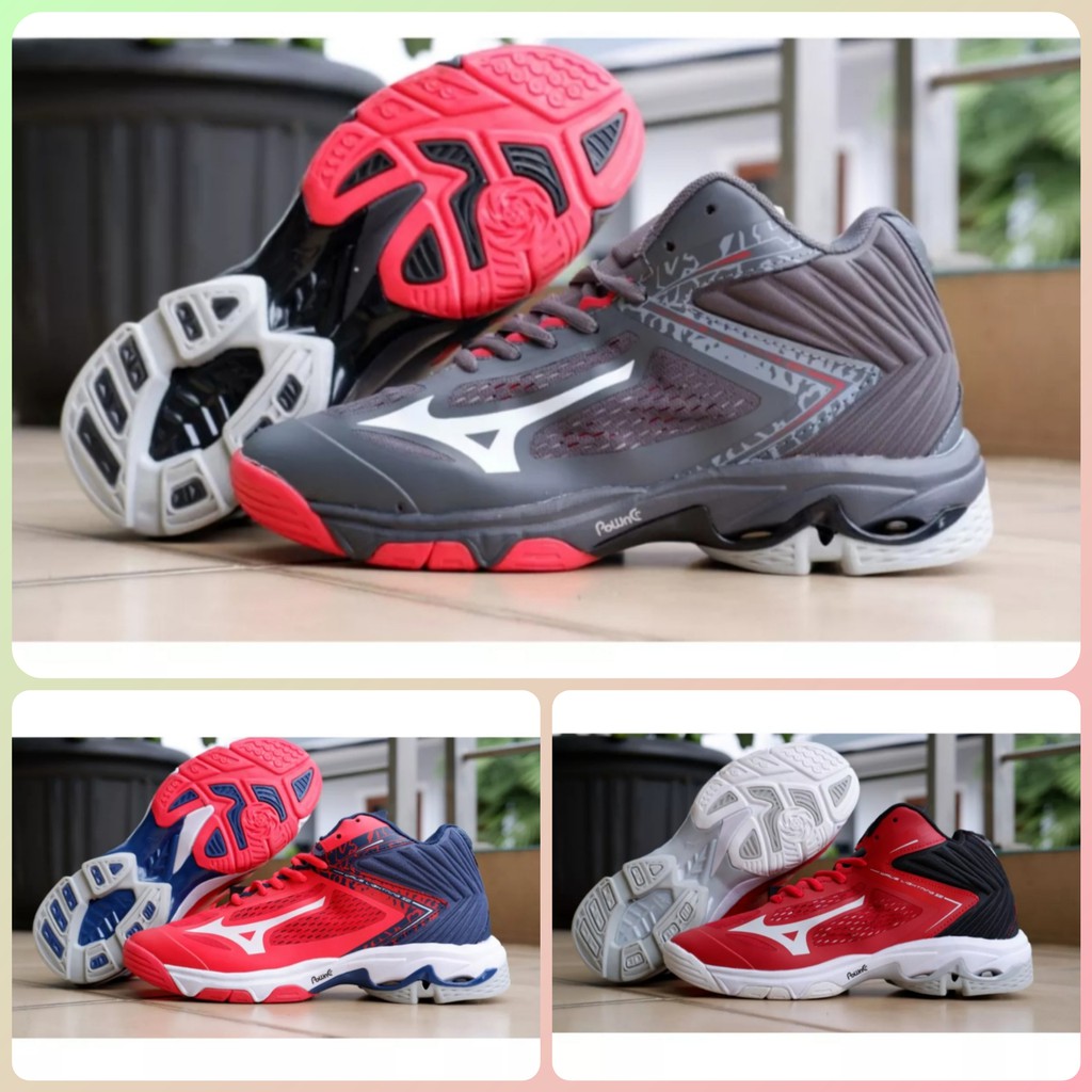 Sepatu Voli Sepatu Volly Mizuno Wlz 5 Mid Terbaru / Sepatu Volly Mizuno Wave Lightning Z6 Mid Premiu