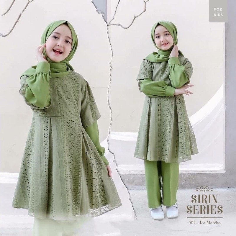 sirin kids syari/baju anak syari/baju anak medan/gamis anak/baju lebaran anak