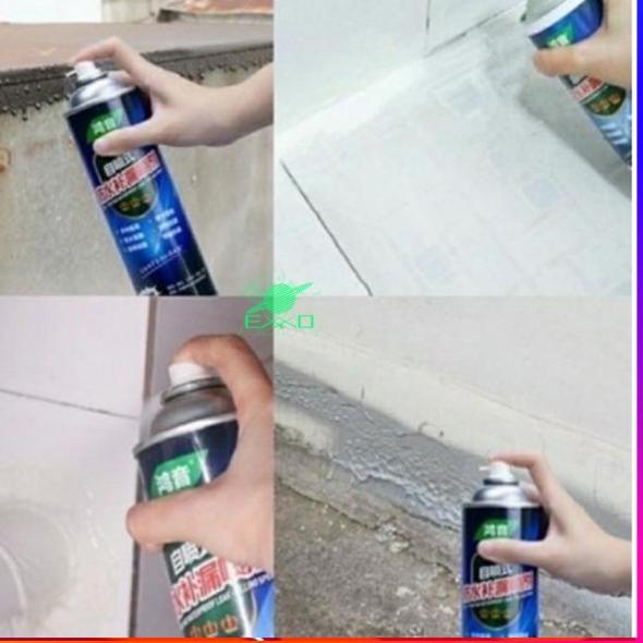 Spray Anti Bocor 700 ml Cat Anti Bocor Pelapis Anti Bocor Atap Genteng - transparan