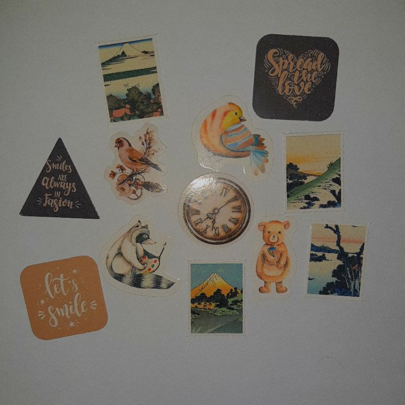 

[LIMITED STOCK] Random Stiker Tema Old Vintage
