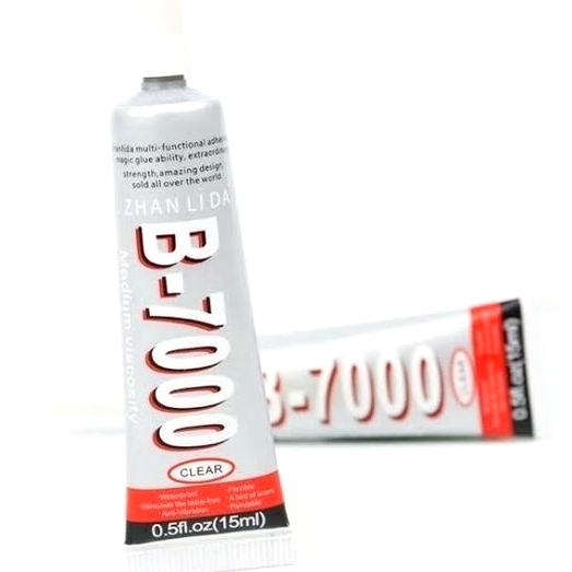 Lem LCD B7000 HP Kaca Retak Praktis Mudah Screen Guard Amoled Oled Phone