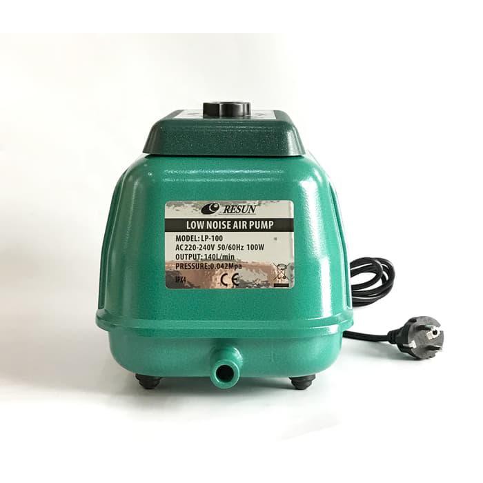 Resun Pompa Udara Lp 100, Air Pump Aquarium, Kolam Koi, Oksigen