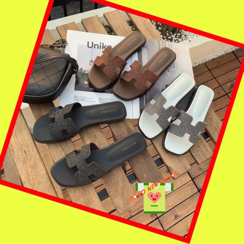 sandal slip wanita sandal sepatu slip sendal slip wanita sepatu cantik sepatu slip wanita slip