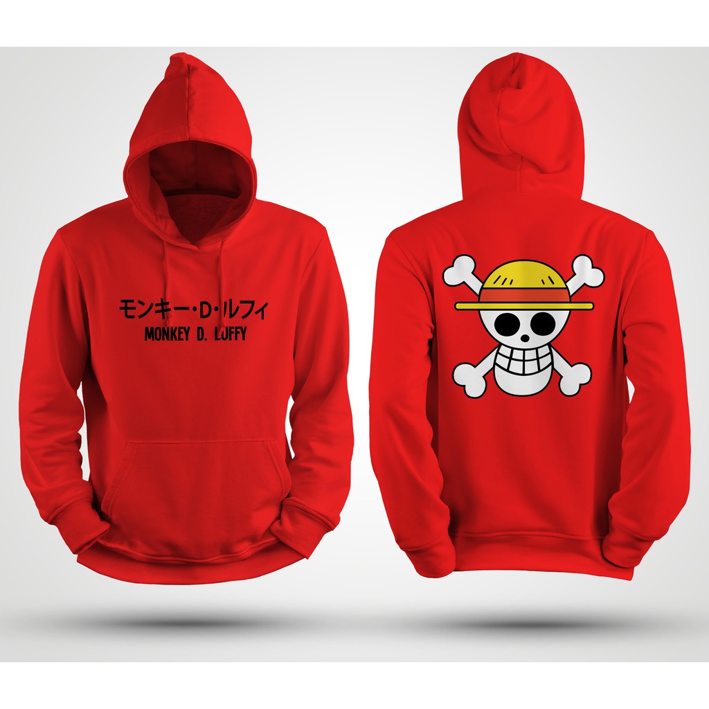 jaket hoodie LUFFY L-XL banyak warna jaket one piece jaket onepiece jaket anime jaket wibu