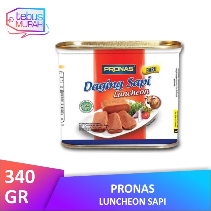 

f0fjhubfe00 Pronas Luncheon Sapi 340 Gr DsGk