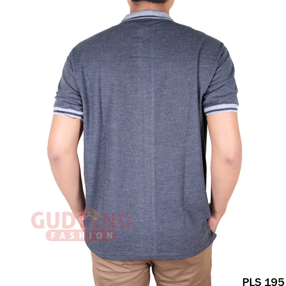 Polo Shirt Kaos Kerah Lengan Pendek Keren - PLS 195