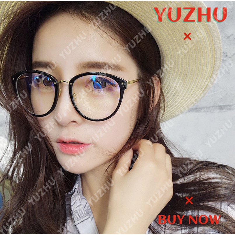 (YUZHU) Bayar di Tempat Korean Design Retro Mata Kucing Wanita Kacamata Eyeglasses