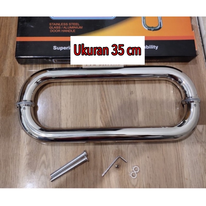 Tarikan garasi handle pintu kaca handle C pull handle pintu stainless pegangan pintu bhn stanlis steel kunci pintuHANDLE PINTU STANLIS STEEL