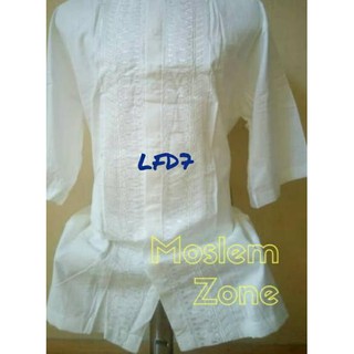 PALING LAKU Baju Koko Al Luthfi Putih Bordir Exclusive PALING LAKU Baju Koko Al Luthfi Putih Bordir Exclusive