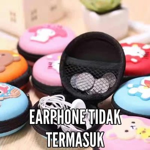 Dompet earphone koin Earphone Case karakter