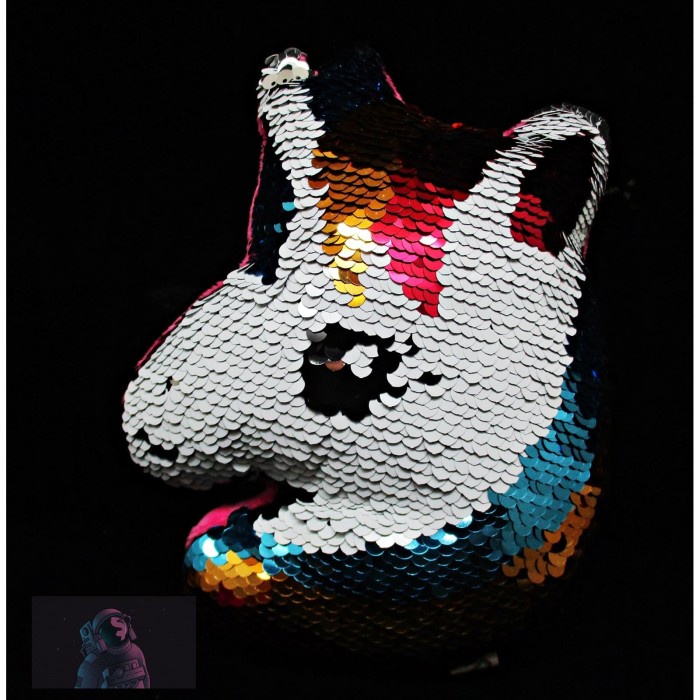 MAINAN & HOBI BONEKA BONEKA SEQUIN KECIL KEPALA UNICORN HR1074W