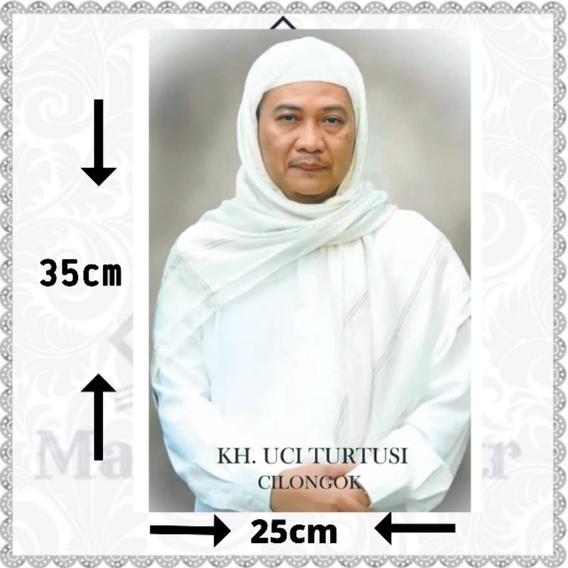 Jual Foto Abuya Uci Poto Abah Uci Cilongok Poster Ulama Shopee Indonesia