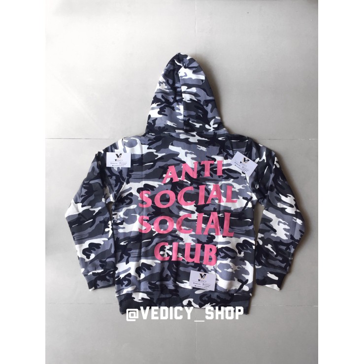 assc camo hoodie pink