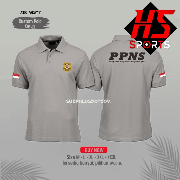 Poloshirt - Kaos Kerah Polo PPNS Pengawas Pegawai Negeri Sipil Terbaru