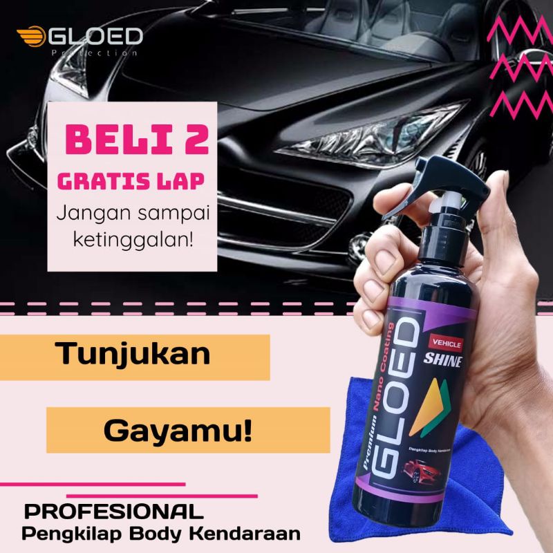 Pengkilat body motor - mobil - helm nano ceramic coating efek daun talas