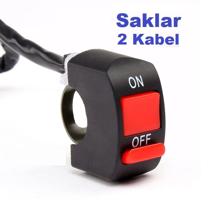 Saklar Motor Power Switch On Off Lampu Tembak Sorot LED Stang Outdoor LED Bracket Breket Spion