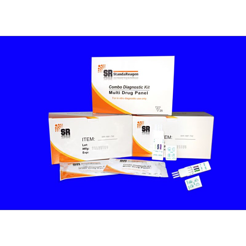 Alat Tes Narkoba Murah /Tes Narkoba 3 Parameter /Drug test Standareagen 25's