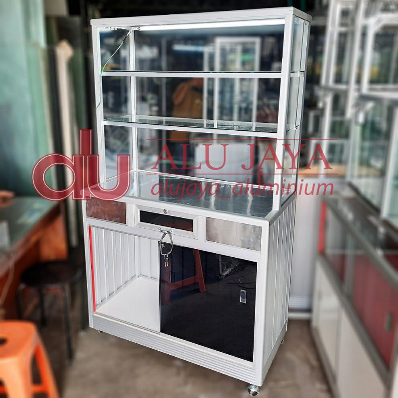 Etalase makanan 100 cm Lampu