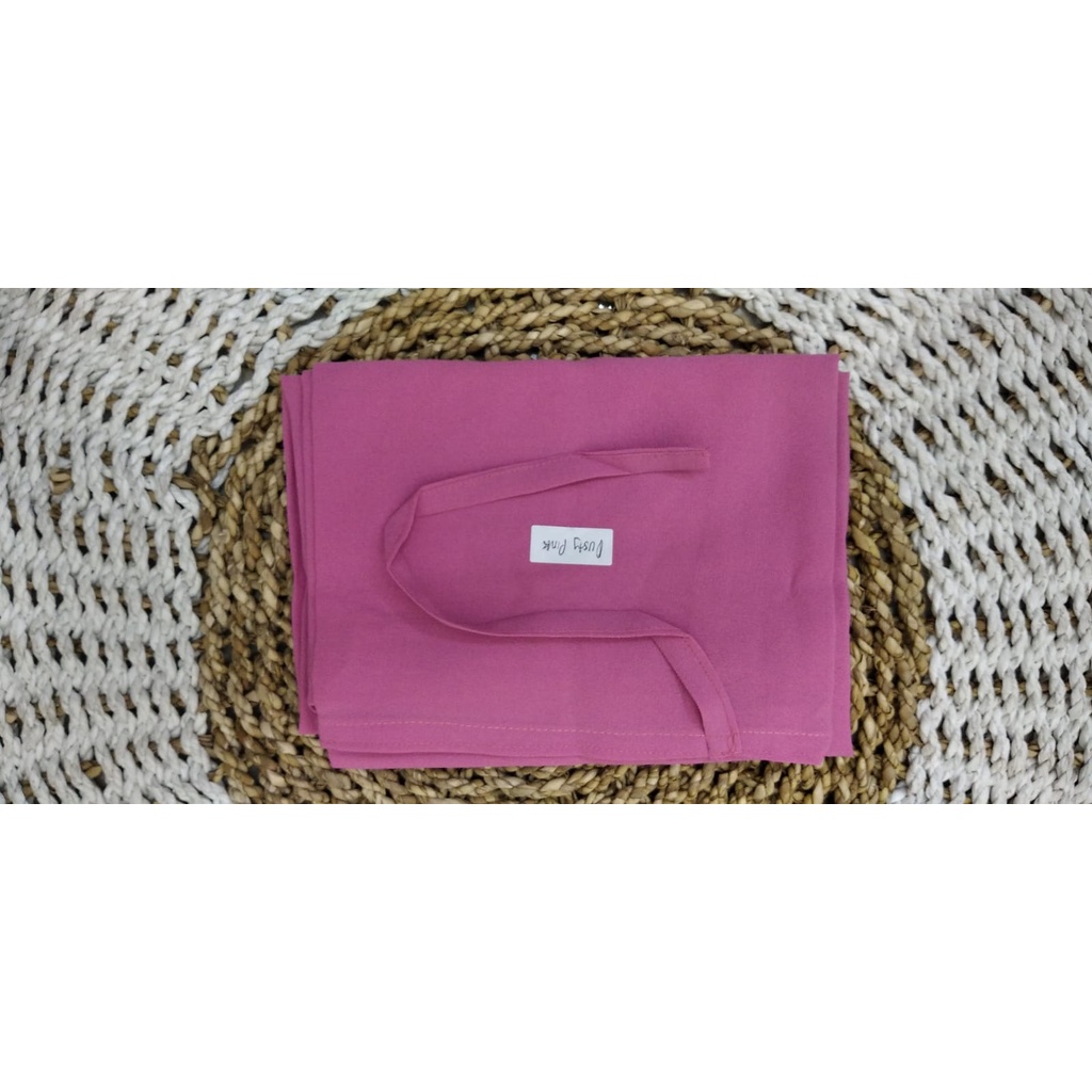 HIJAB MARYAM XXL ||  BERGO MARYAM DIAMOND ITALIANO XXL || JILBAB JUMBO-DUSTY PINK