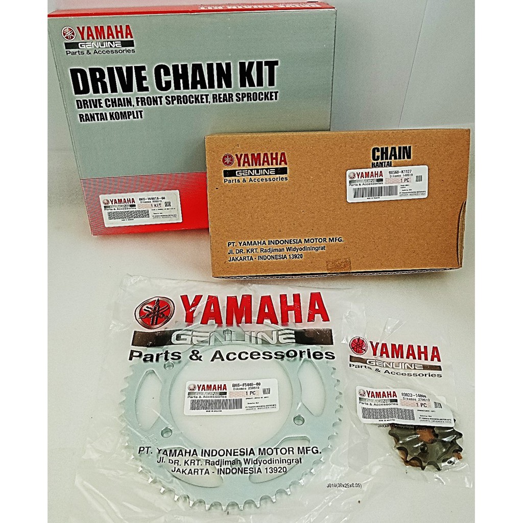 GEAR SET / RANTAI SET R15 VVA , MT 15