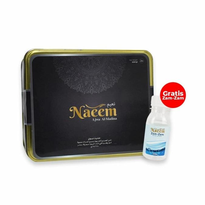 

KURMA AJWA NAEEM AL-MADINAH 850G PREMIUM + FREE ZAM ZAM WATER 50ML DFDFG3545