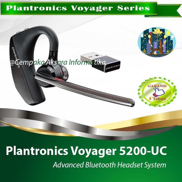 Plantronics Voyager 5200 UC PC/Bluetooth Headset