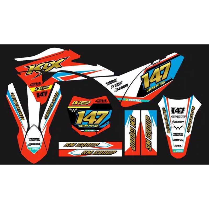 decal klx bf 150,klx s,gordon