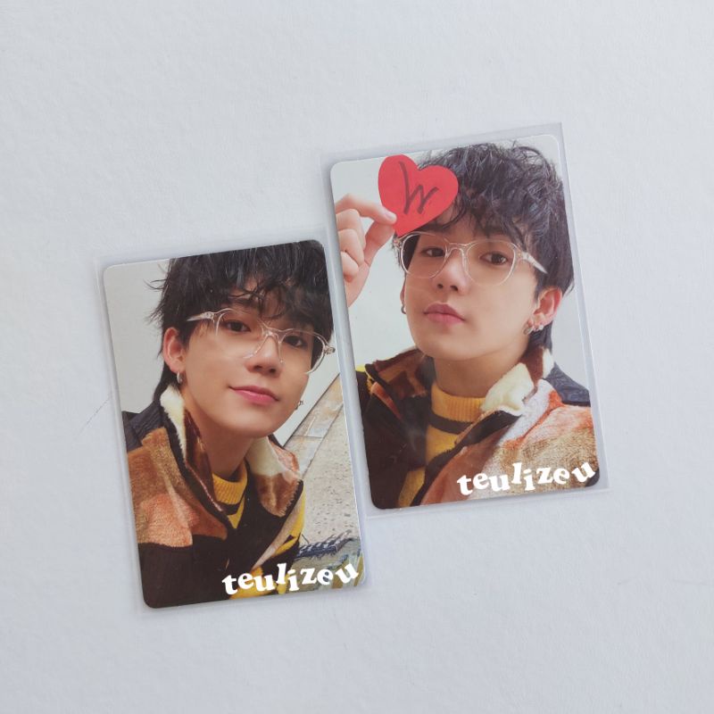 pc album digipack tss hyunsuk specs love w kacamata black hair the second step pb blue green selca s