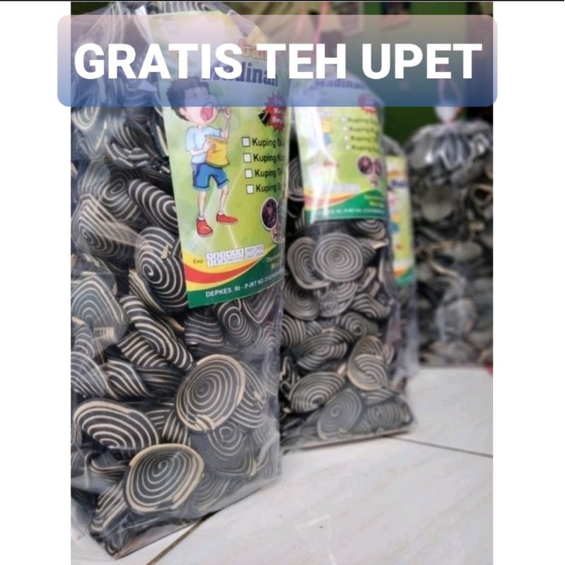 

KUE KUPING GAJAH RASA COKLAT 1 BAL isi 1 KG GRATIS TEH UPET KHAS CIREBON
