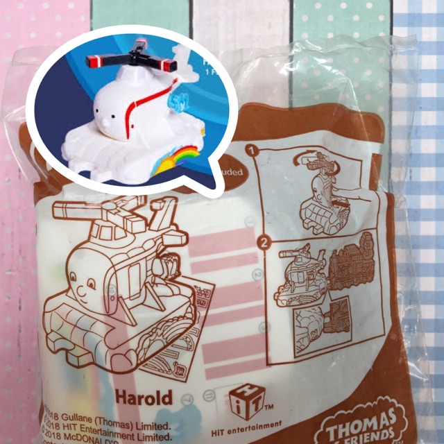 Mainan Happy Meal McD Toys Harold Thomas & Friends McDonald Toy baru new segel