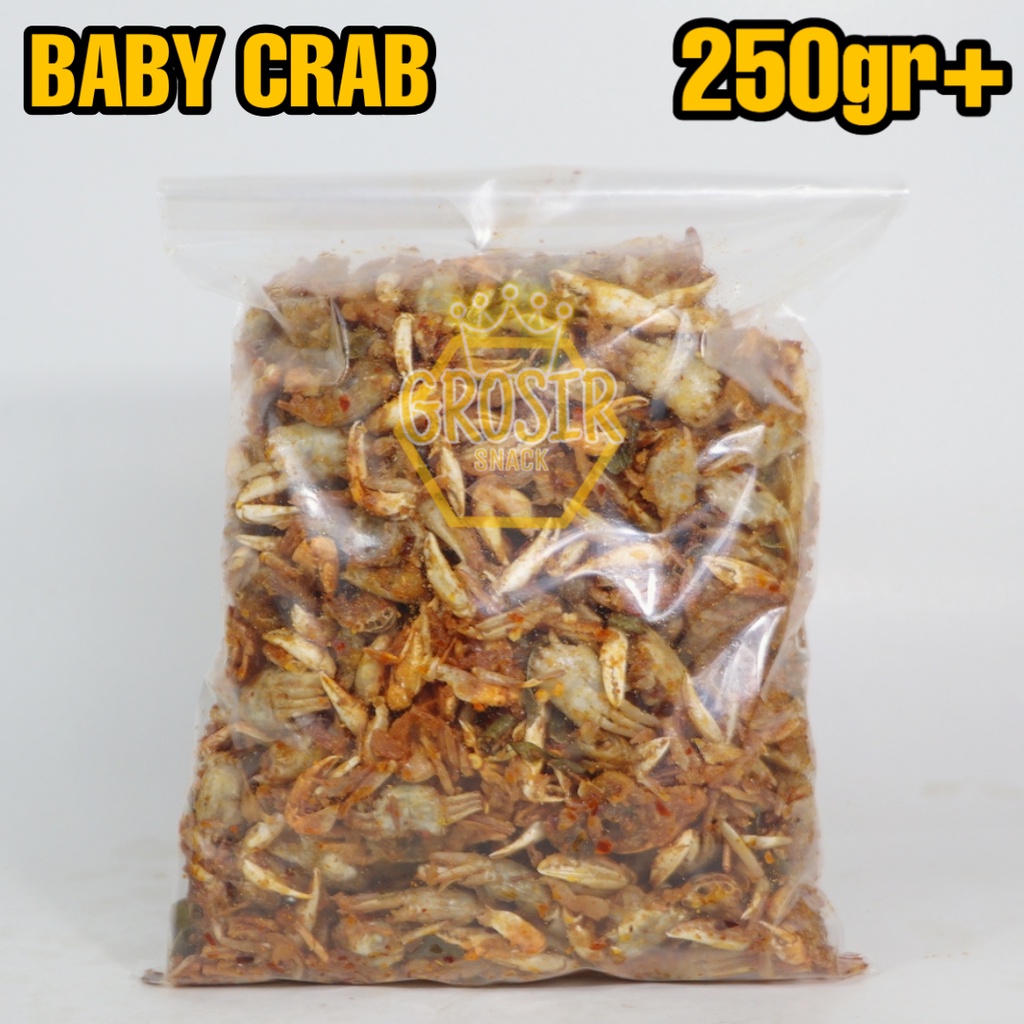 Baby Crab Kriuk Crispy 250gr+ Extra Daun Jeruk