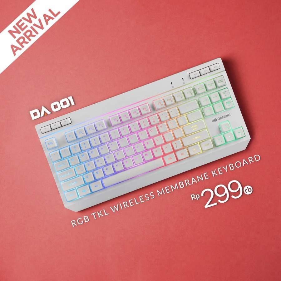 Keyboard Digital Alliance DA 001 - RGB Wireless Membrane Gaming Keyboard DA001 Digital Alliance