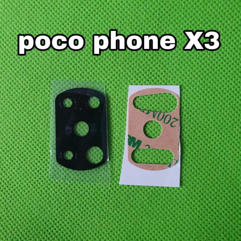 kaca lensa kamera xiaomi redmi poco phone x3 / x3 nfc / x3 pro