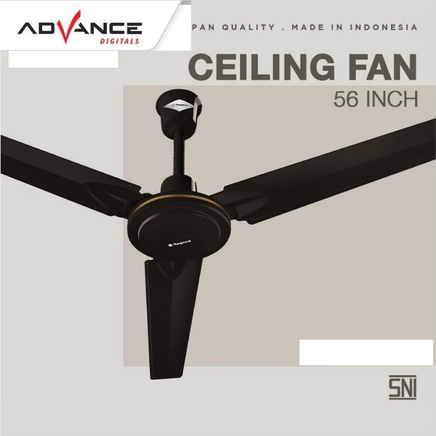 Advance ceiling fan 56&quot; CF 5602 kipas angin baling balig 56 inch-black