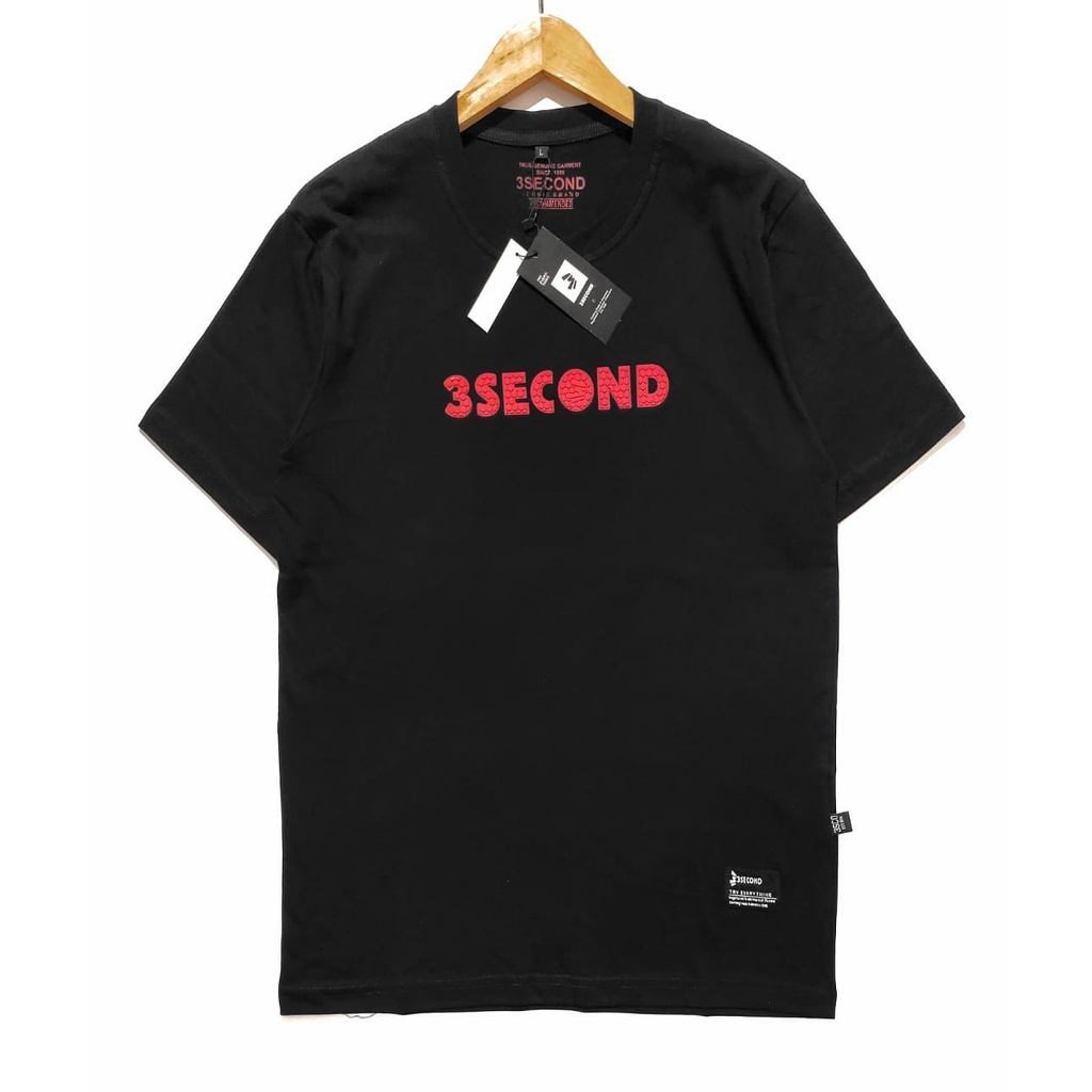 T-shirt 3SECOND FLOKING I Kaos 3SECOND FLOKINGl Premium Quality