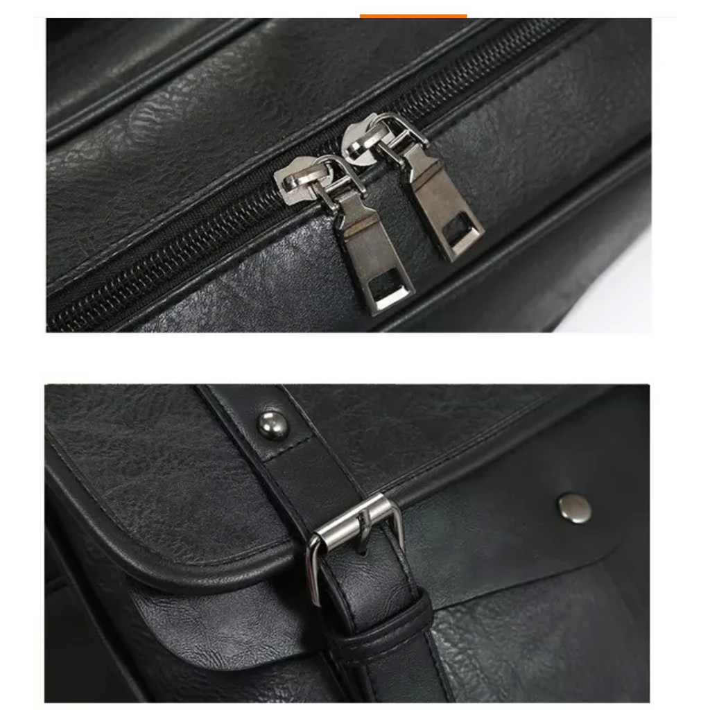 EXLUSIVE Korea Style Laptop Leather Bag Tas Ransel Kulit Kerja Kantor Kuliah