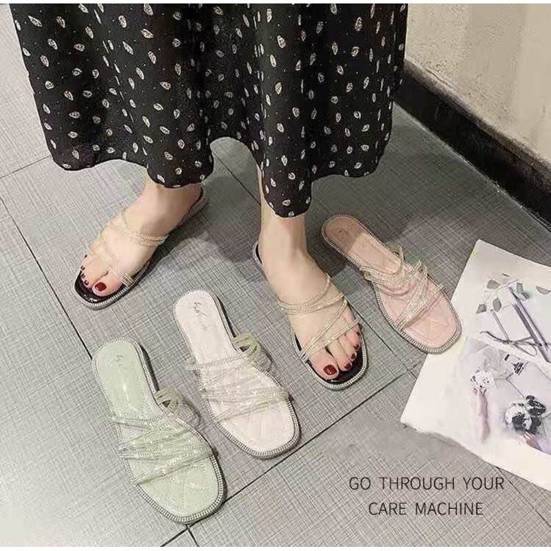 flatshoes wanita a20882 import realpict